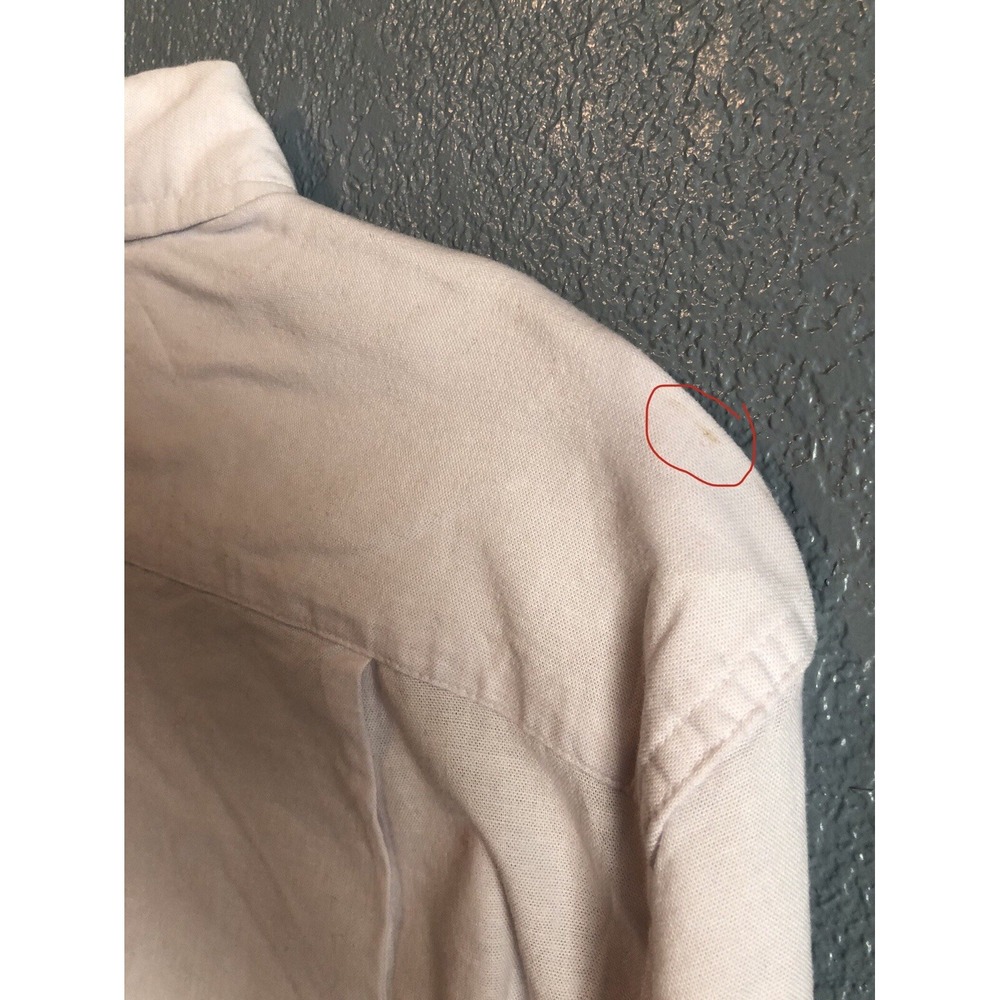 George Mens Dress Shirt XL 46-48 White Long Sleeve Button Down Classic Fit NEW - Picture 11 of 12